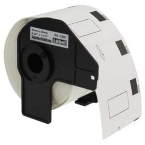 10 Rollos De Etiquetas Dk 1201, 29mm X 90mm Con Base