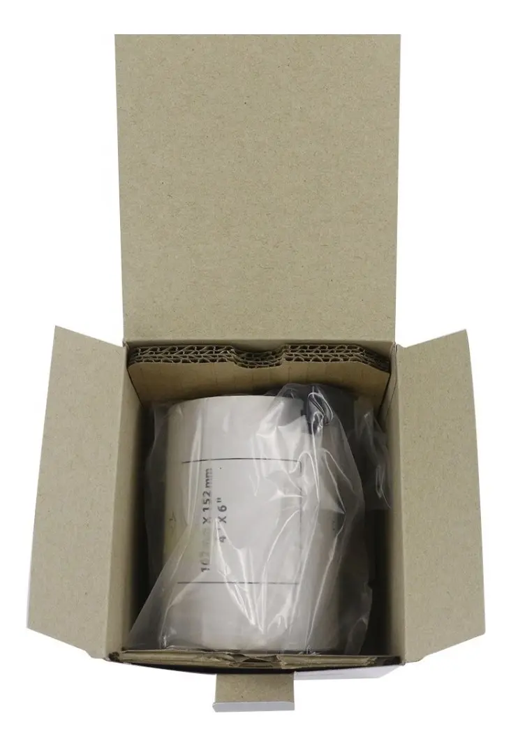Rollo de etiquetas Brother DK1241 102mm x 152mm con base, 200 etiquetas - Imagen 3